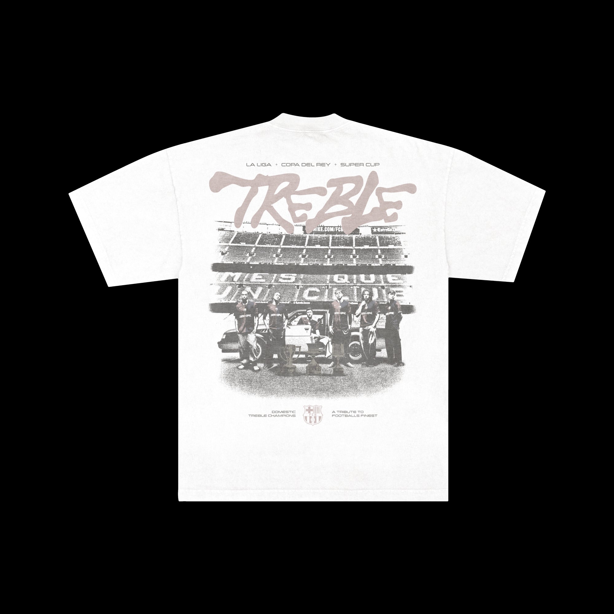 Barcelona Treble Champs Tee